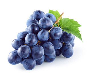 A bunch of grapes